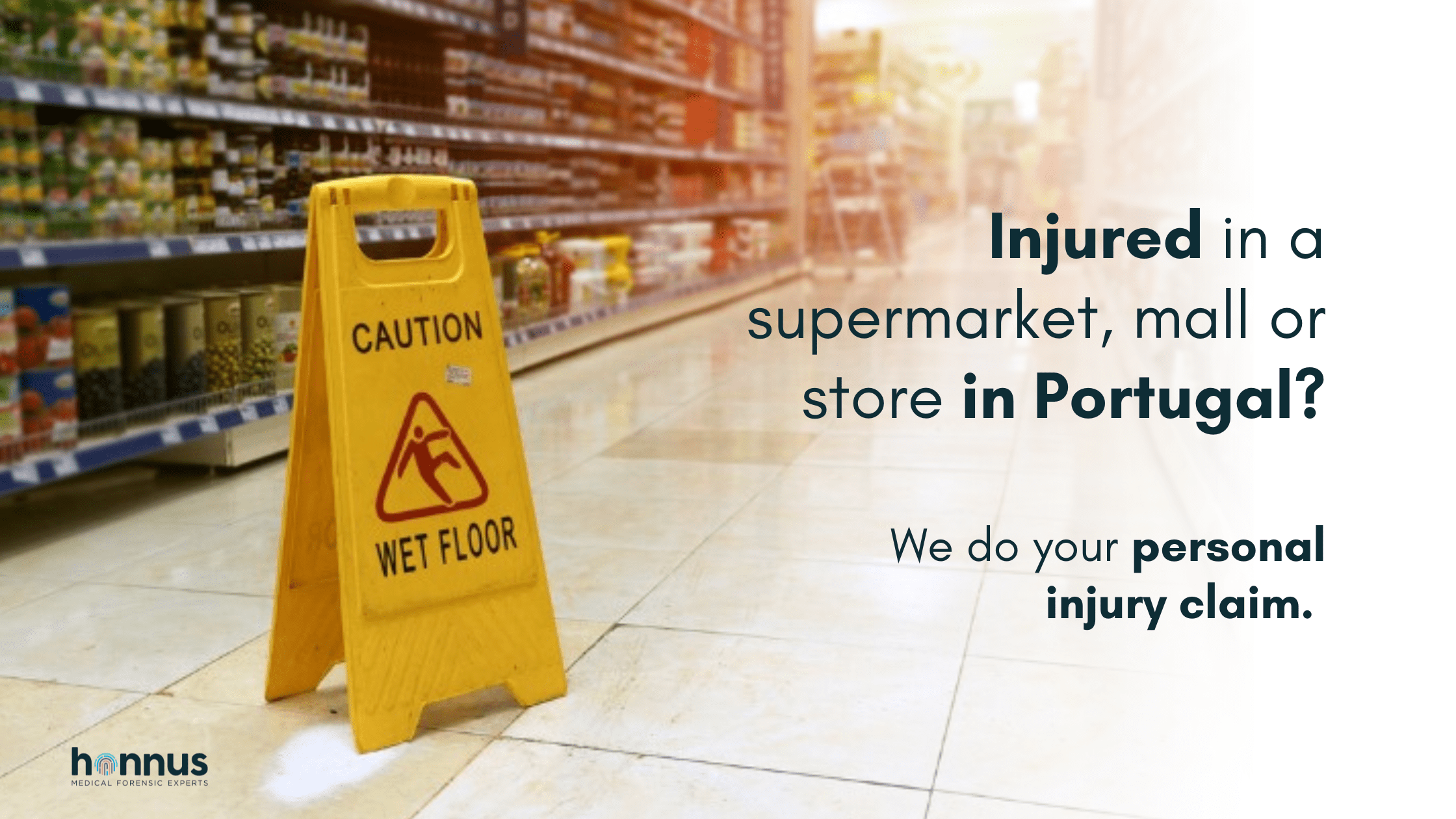 How to claim an accident in supermarket, store or mall in Portugal