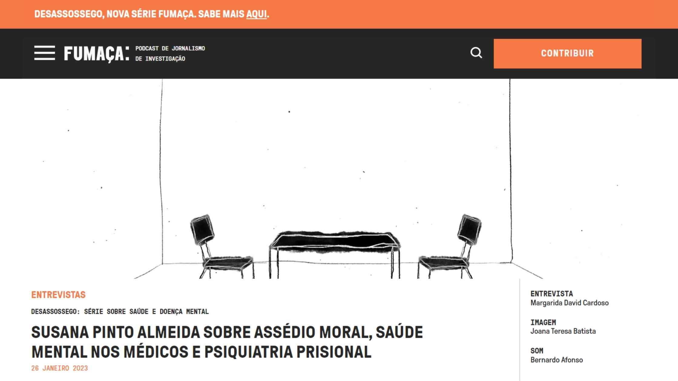 Assédio moral, saúde mental nos médicos e psiquiatria prisional